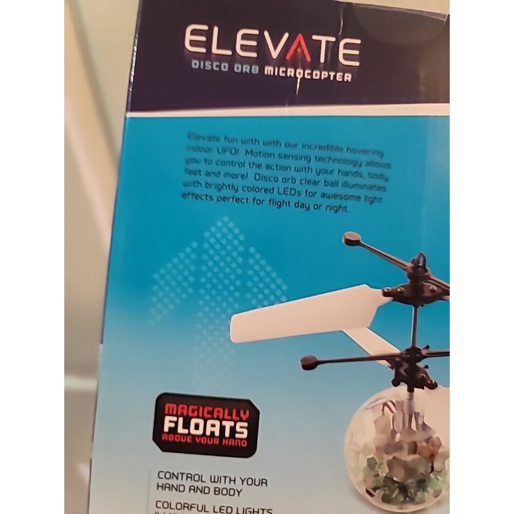 2016 Elevate Disco Orb Microcopter New In Box. Control With Hand And Body - Picture 7 of 11